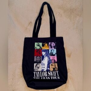 Taylor Swift Eras Tour Merch Lightweight Swifty Tote Bag In Black